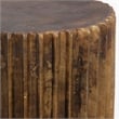Uttermost Peaks And Valleys Gold Accent Table