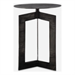 Uttermost Deltoid Gunmetal Accent Table