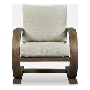 Uttermost Bedrich Wooden Accent Chair in Pecan