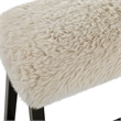 Uttermost Taupo Sheepskin Bench in Cream