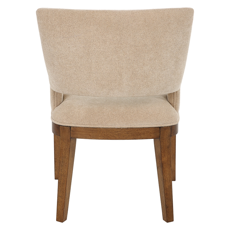 Uttermost Aspect Mid-Century Dining Chair in Pecan
