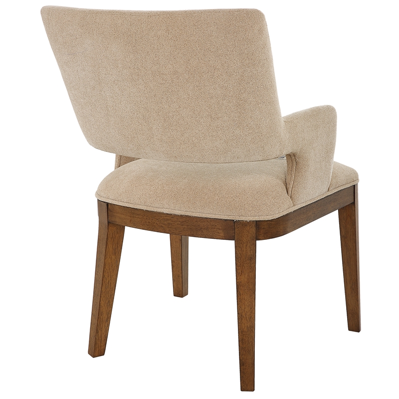 Uttermost Aspect Mid-Century Dining Chair in Pecan