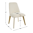 Uttermost Vantage Off White Fabric Dining Chair