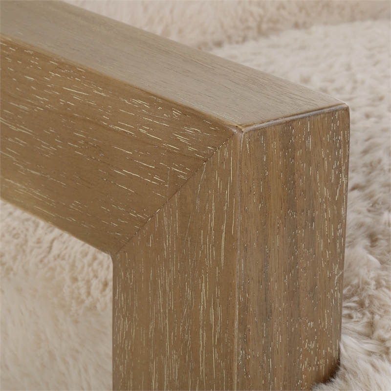 Uttermost Jackson Sheepskin Accent Chair in Caramel