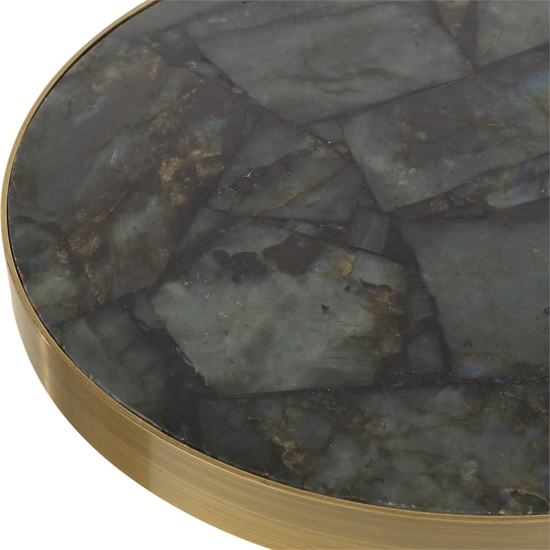 Uttermost Pascal Brass Drink Table