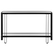 Uttermost Shadow Black Iron Console Table
