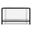 Uttermost Shadow Black Iron Console Table