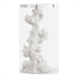 Uttermost Remnant White Stone Drink Table