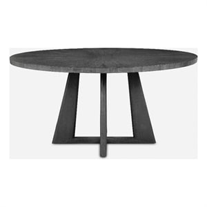 Uttermost Pulsar Round Gray Walnut Dining Table