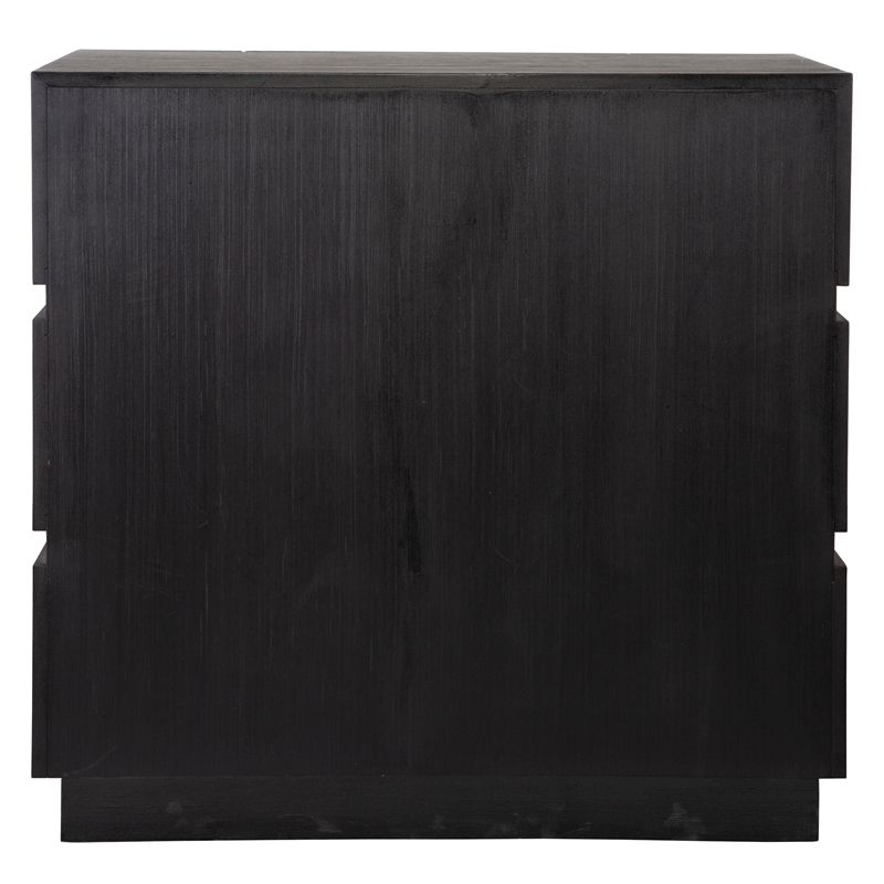 Uttermost Between The Lines Accent Chest in Dark Walnut