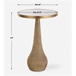 Uttermost Terra Brass Accent Table