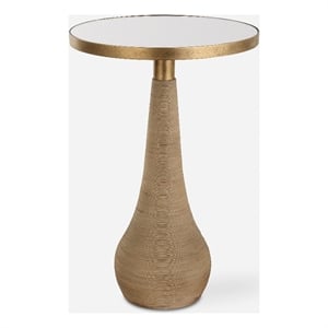 Uttermost Terra Brass Accent Table