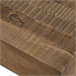 Uttermost Rustic Planes Modern Coffee Table in Oak