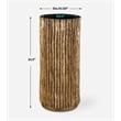 Uttermost Echo Brass Drink Table