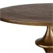 Uttermost Flight Antique Brass Accent Table