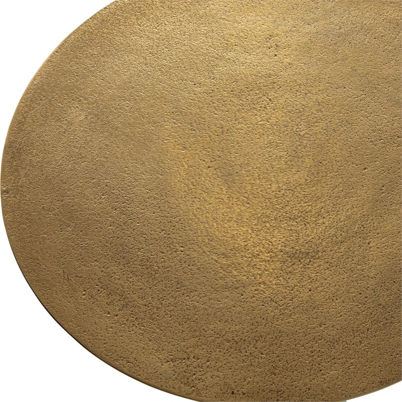 Uttermost Flight Antique Brass Accent Table