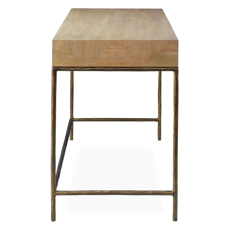 Uttermost Aristotle Natural Wood Modern Desk