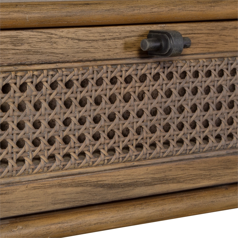 Uttermost Coast Mid Century Console Table in Oak