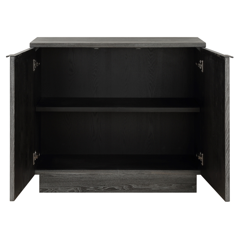 Uttermost Shelby 2 Door Ebony Stained Cabinet