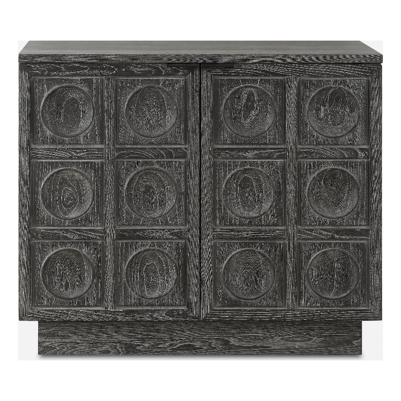 Uttermost Shelby 2 Door Ebony Stained Cabinet
