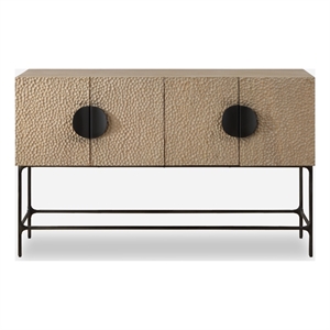 Uttermost Lunar 4 Door Elm Wood Cabinet