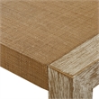 Uttermost Bentley Grasscloth Console Table in Oak