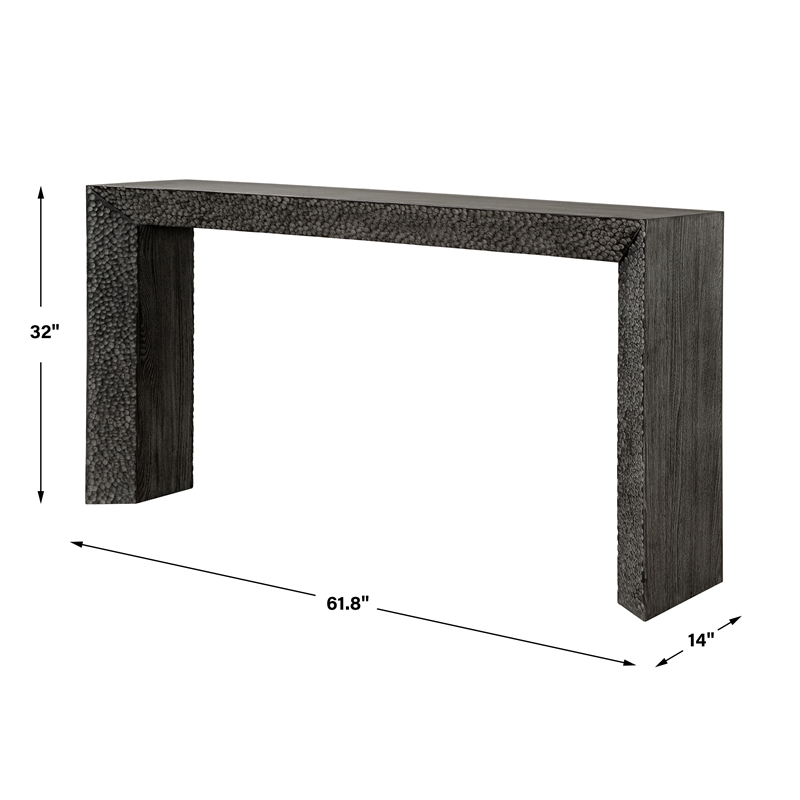 Uttermost Thoreau Ebony Console Table