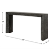 Uttermost Thoreau Ebony Console Table