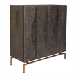 Uttermost Marico 2 Door Mindi Cabinet in Ebony