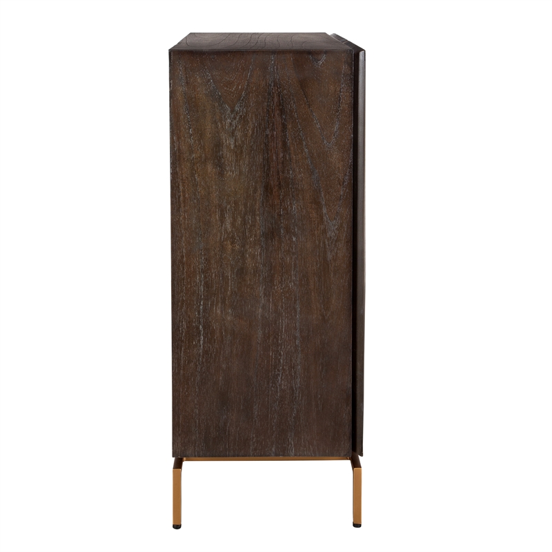 Uttermost Marico 2 Door Mindi Cabinet in Ebony