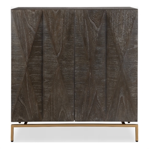 Uttermost Marico 2 Door Mindi Cabinet in Ebony