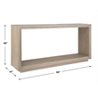 Uttermost Prism Light Oak Console Table
