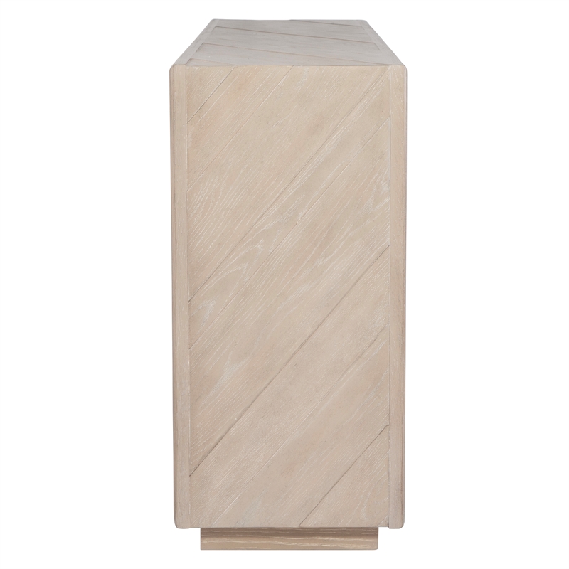 Uttermost Prism Light Oak Console Table