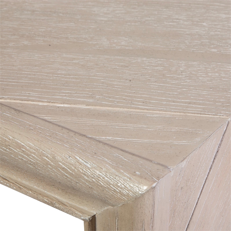 Uttermost Prism Light Oak Console Table