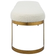 Uttermost Infinity Gold Bench