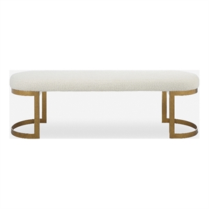 Uttermost Infinity Gold Bench