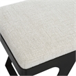Uttermost Hover Modern Bench in Ivory