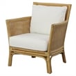 Uttermost Pacific Rattan Armchair in Natural