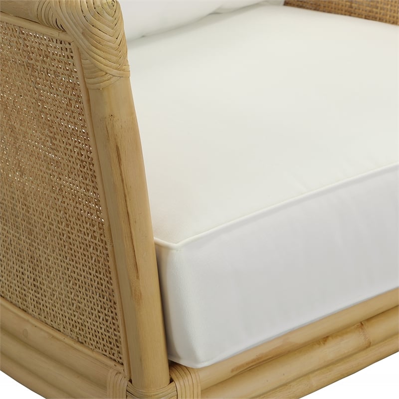 Uttermost Pacific Rattan Armchair in Natural