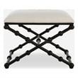 Uttermost Iron Drops Small Bench in Black