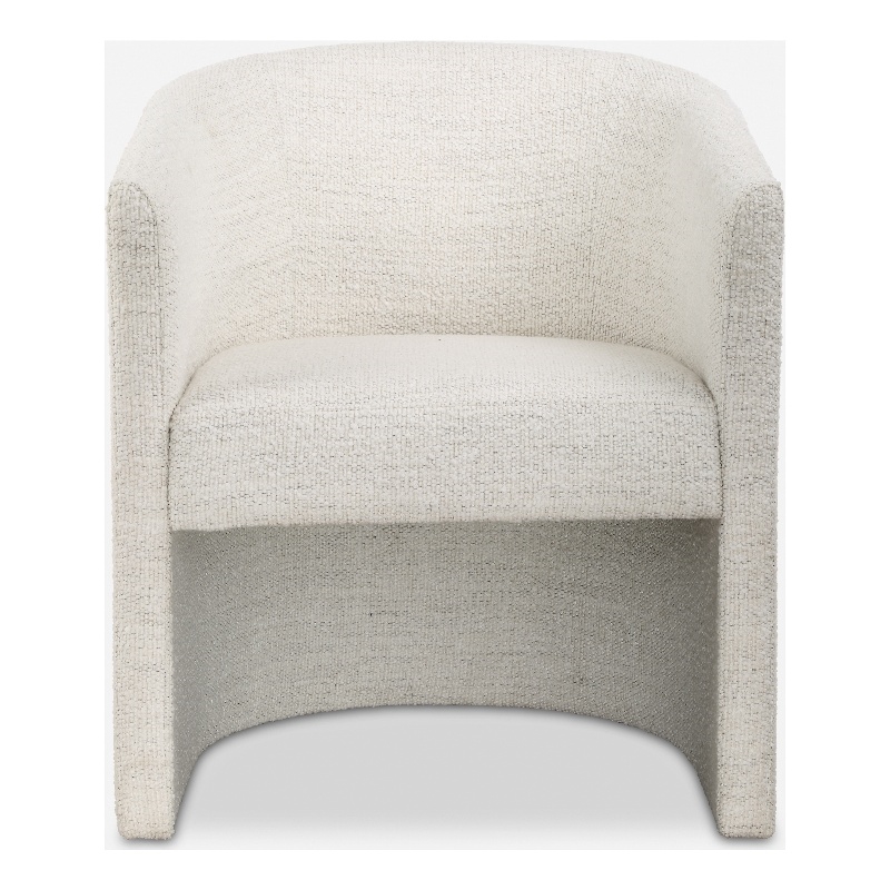 Uttermost Encompass White Fabric Dining Chair