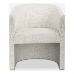 Uttermost Encompass White Fabric Dining Chair