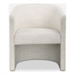 Uttermost Encompass White Fabric Dining Chair