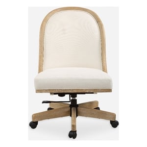 Uttermost Lithe Light Oak Desk Chair