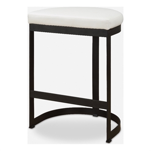 Uttermost Ivanna White Counter Stool