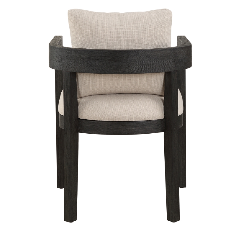 Uttermost Balboa Modern Dining Chair in Ebony