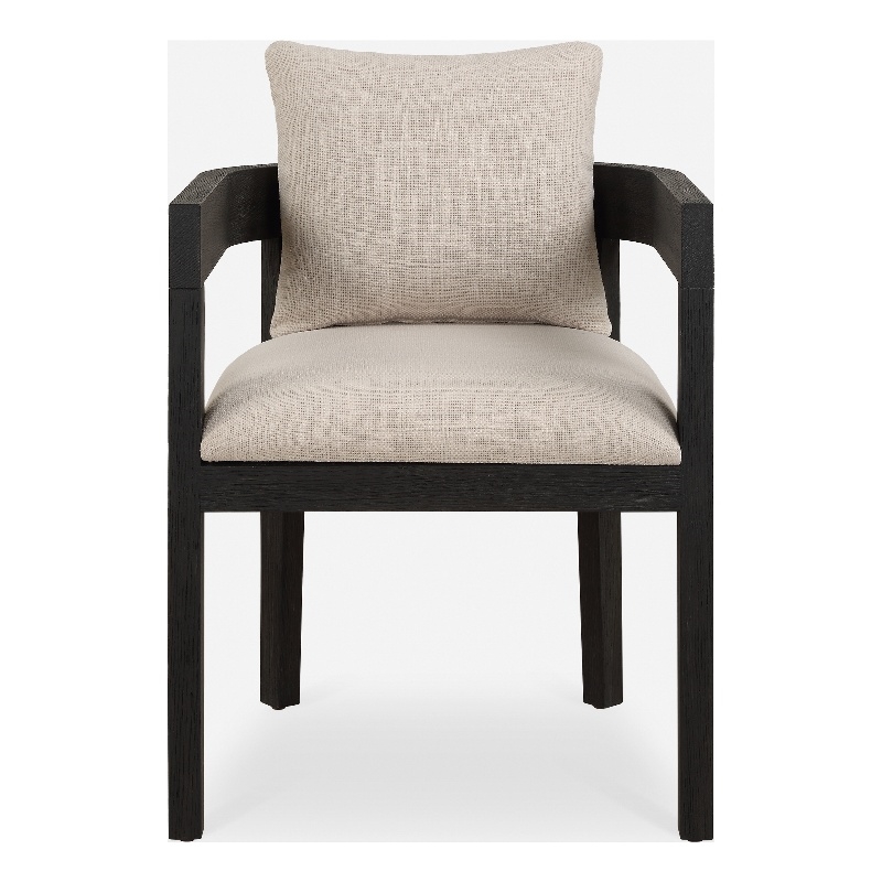 Uttermost Balboa Modern Dining Chair in Ebony