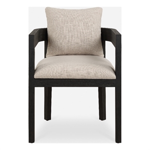Uttermost Balboa Modern Dining Chair in Ebony