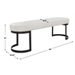 Uttermost Infinity Black Bench