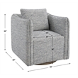 Uttermost Corben Blue Swivel Chair